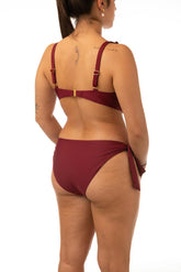 BIKINI FERRETTO DONNA  BORDEAU A167-05 85 BERNE' MABEL